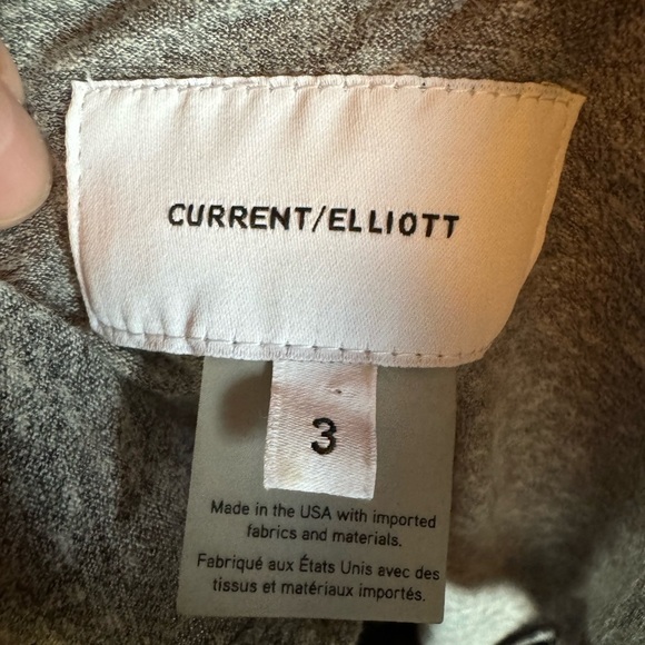 Current/Elliott The Perfect Muscle Tee Maxi Dress Size 3 Heather Gray Panel - Picture 6 of 8